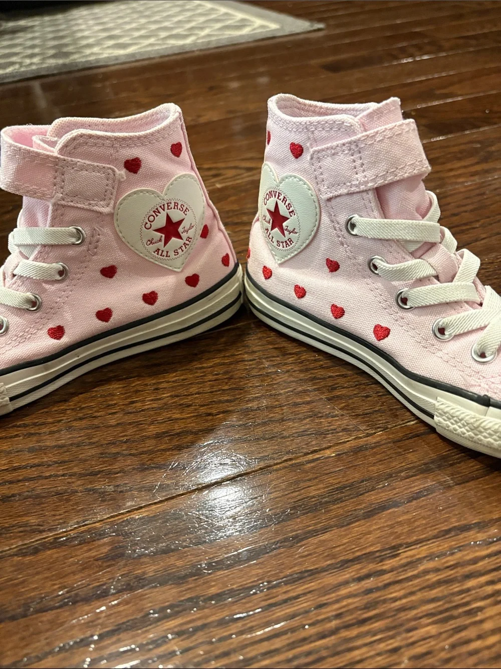 Converse Kids Pink High-Top Sneakers sz13